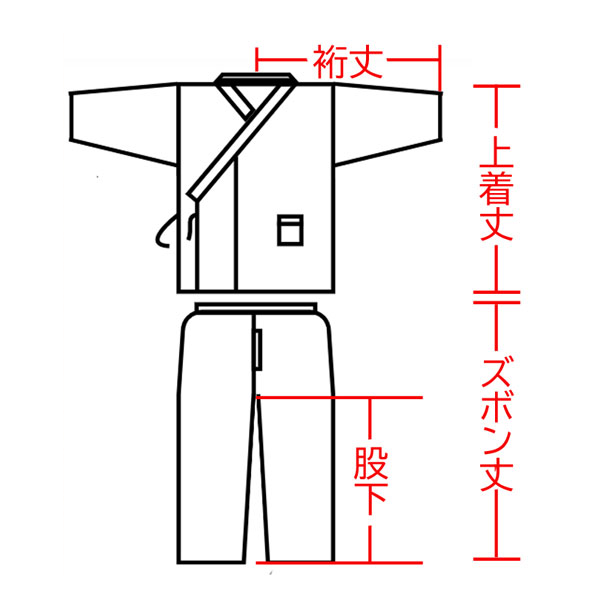 和晒し作務衣Raku-su着